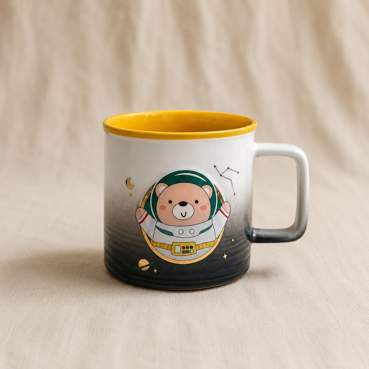 Happy Bear Rick Ceramic Cup