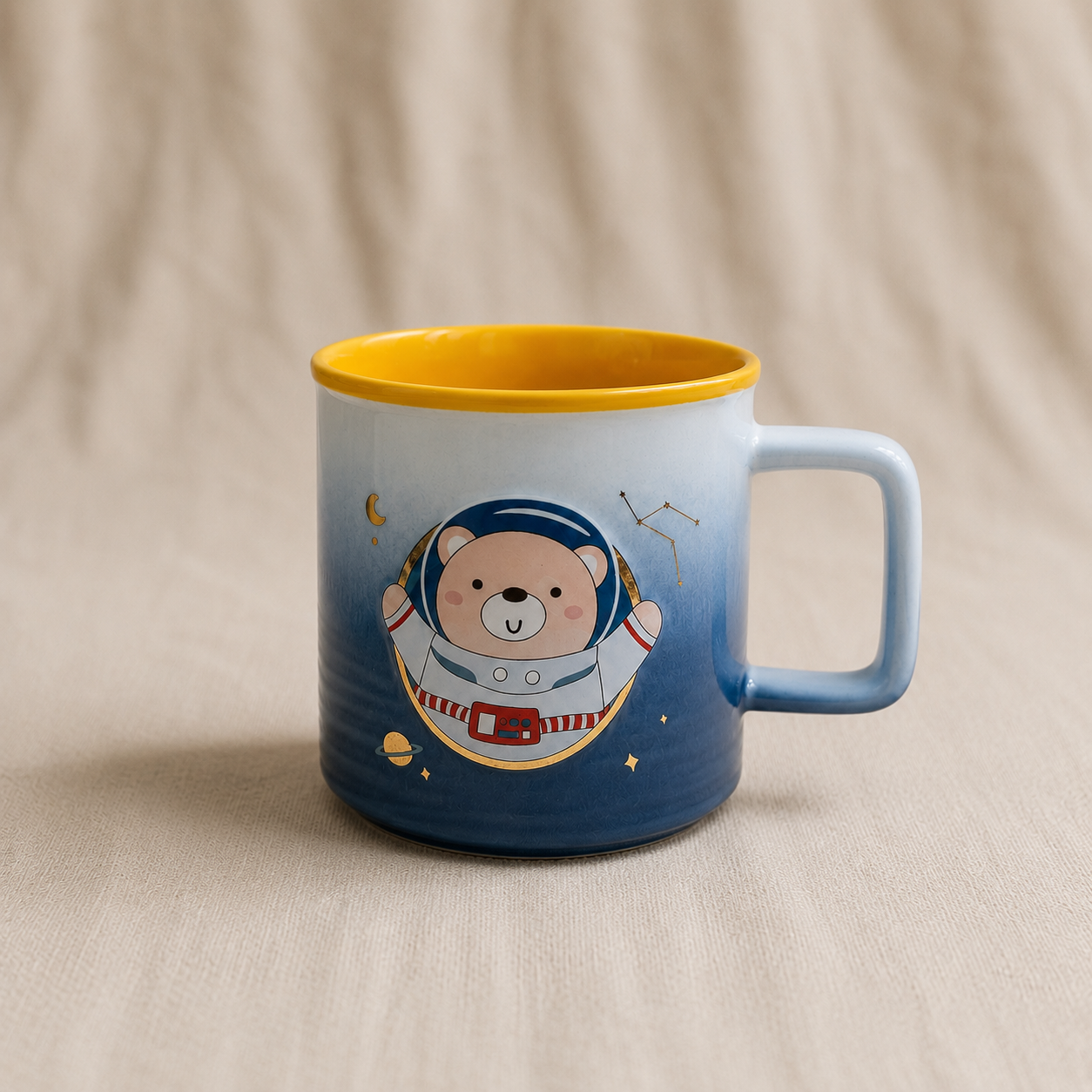 Happy Bear Rick Ceramic Cup