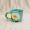 Sunflower Ceramic Cup