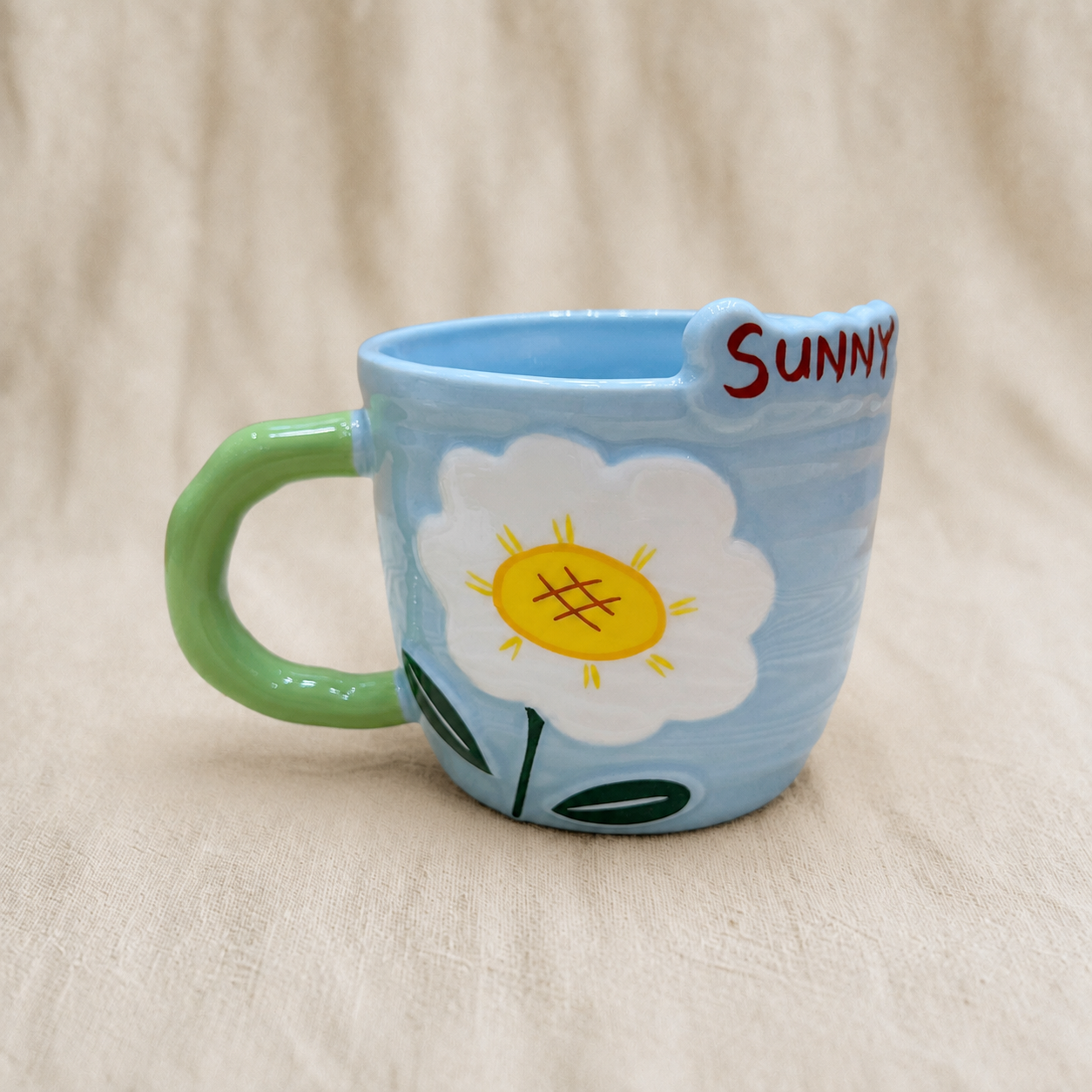 Sunflower Ceramic Cup