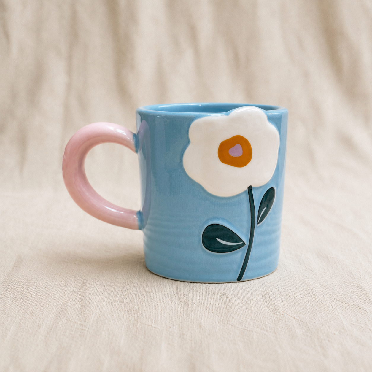 Flower Ceramic Cup