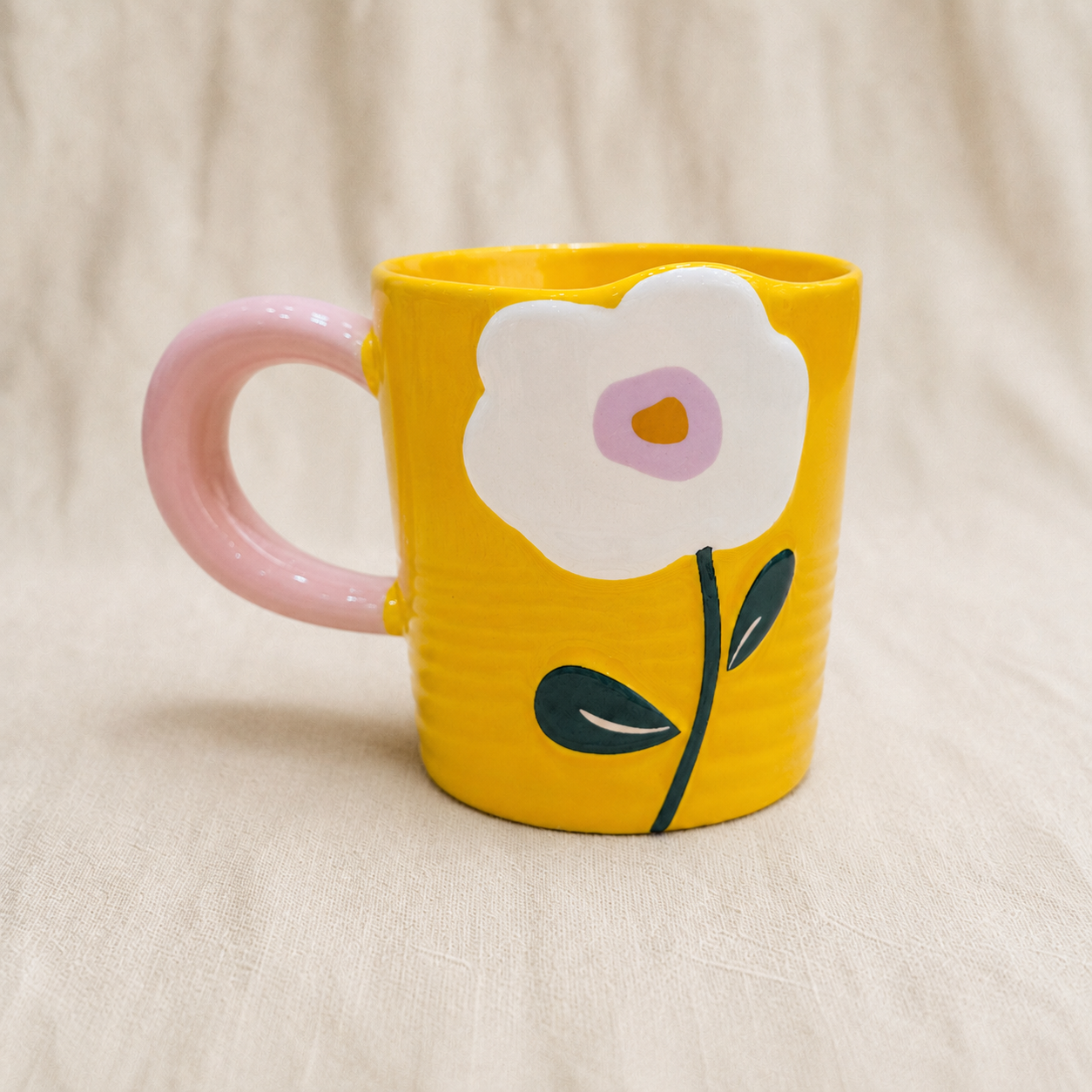 Flower Ceramic Cup