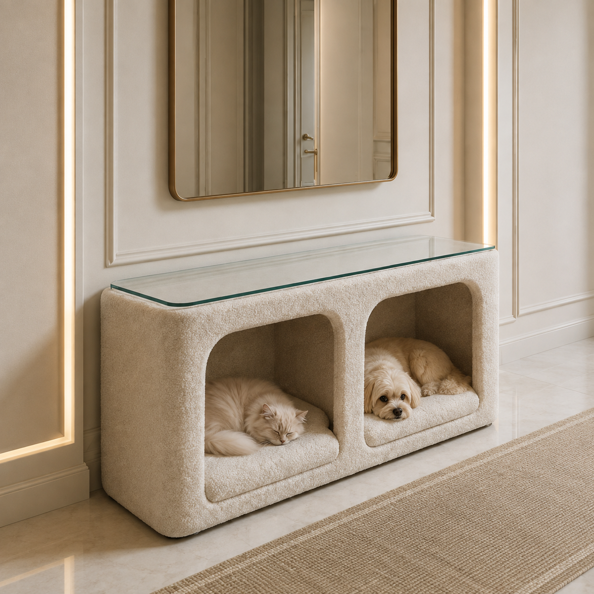 Aveline Duo Pet Nook Console