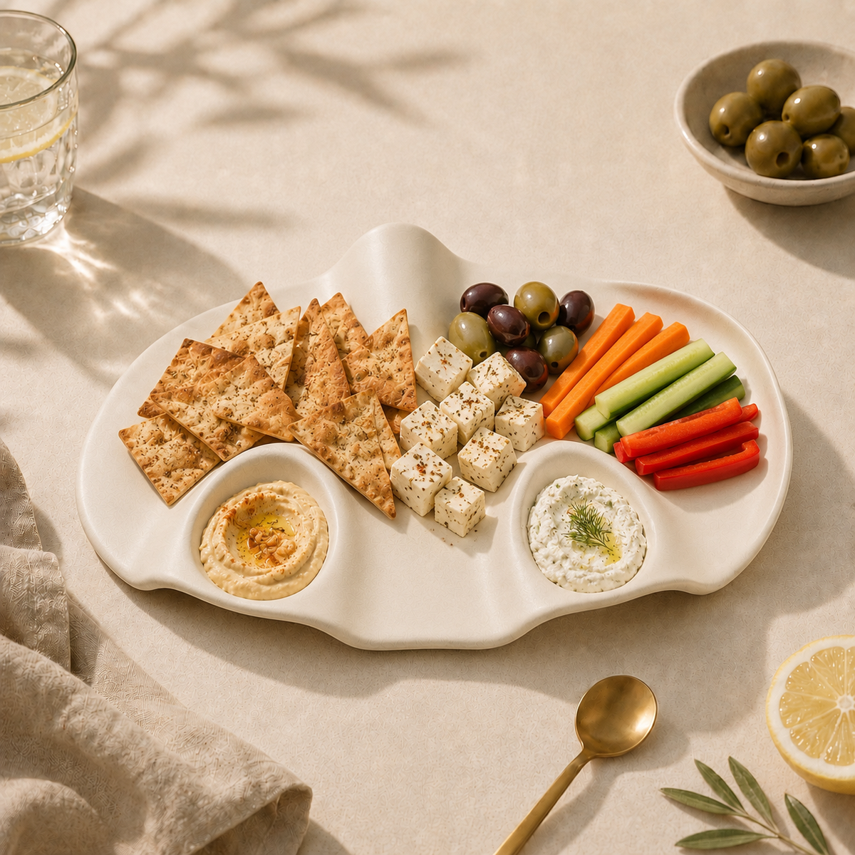 Oasis Duo Ceramic Cheeseboard
