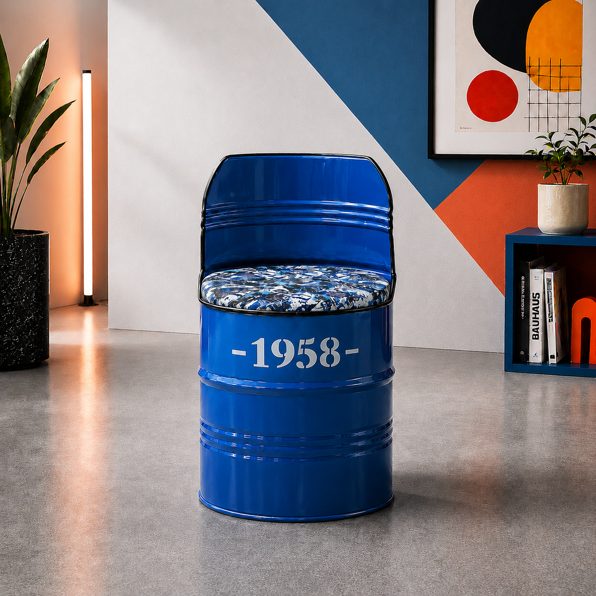 Retro Barrel Chair