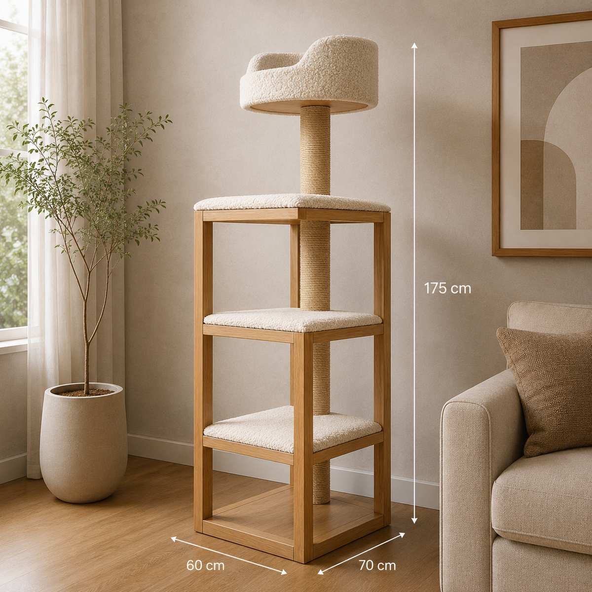 The Arlo Multi-Level Cat Tower