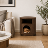 Cocoon Pet Nook Side Table - Walnut