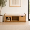 Havenwood Pet Nook Bench - Natural Oak & Cream