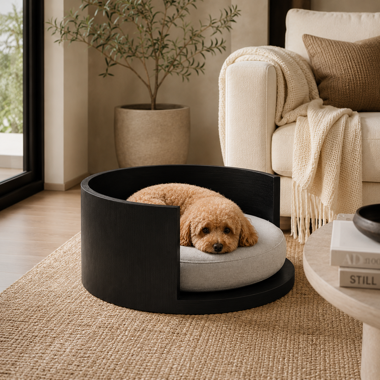 Luna Round Pet Bed Large