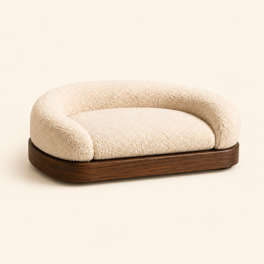 CozyNest Plush Pet Sofa Bed