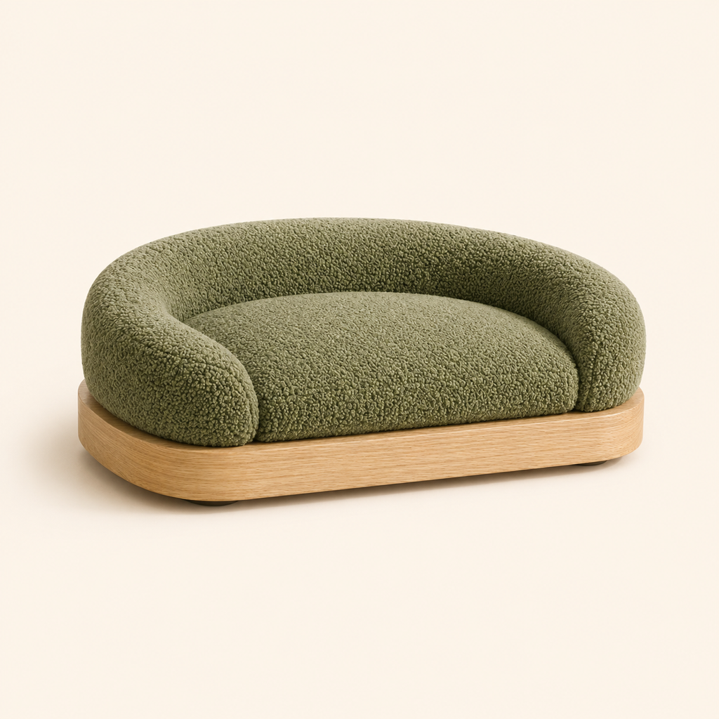 CozyNest Plush Pet Sofa Bed