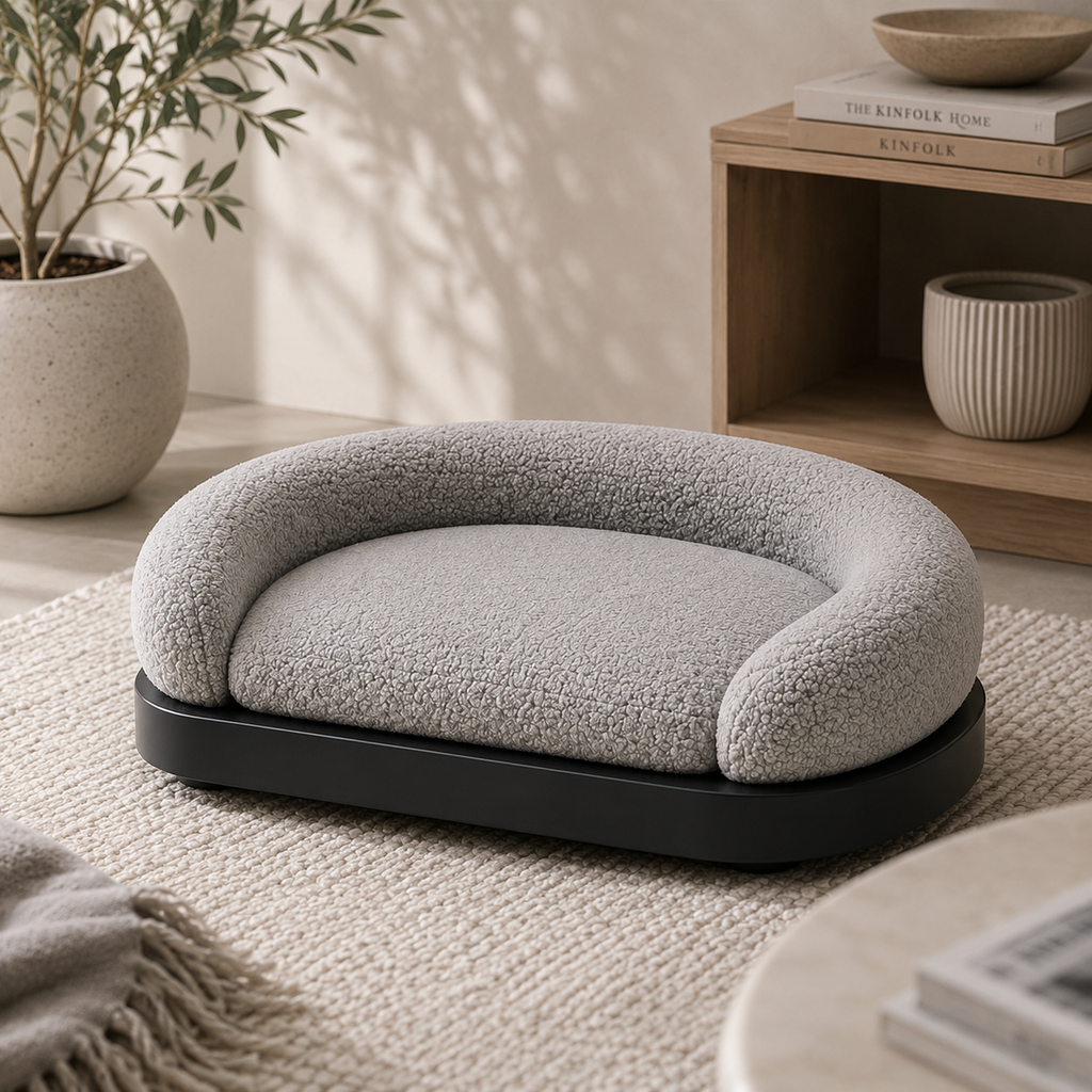CozyNest Plush Pet Sofa Bed