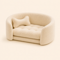 CozyCloud Plush Pet Sofa Bed