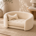 CozyCloud Plush Pet Sofa Bed