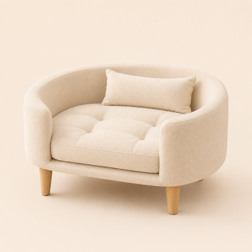 Haven Round Elevated Pet Bed