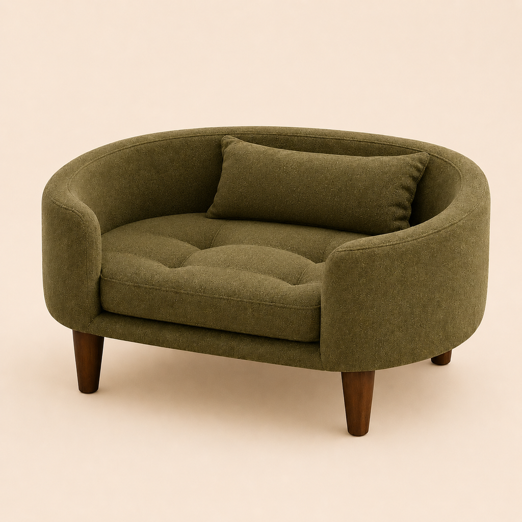 Haven Round Elevated Pet Bed
