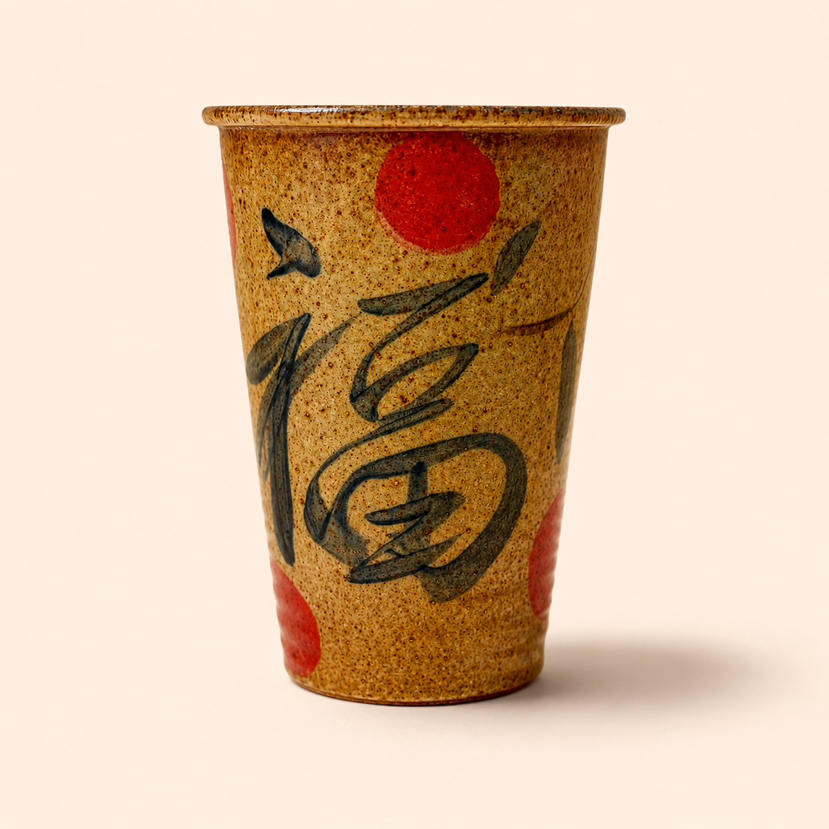 Handmade Good Fortune Large Cup