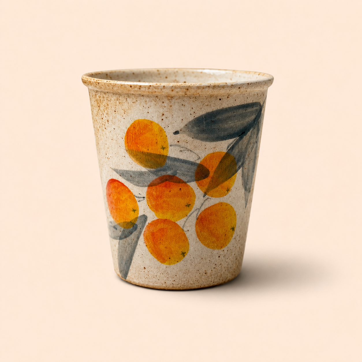 Handmade Apricot Medium Cup