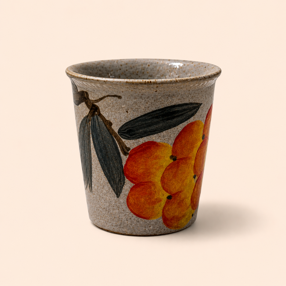 Handmade Yellow Fruit Mini Cup