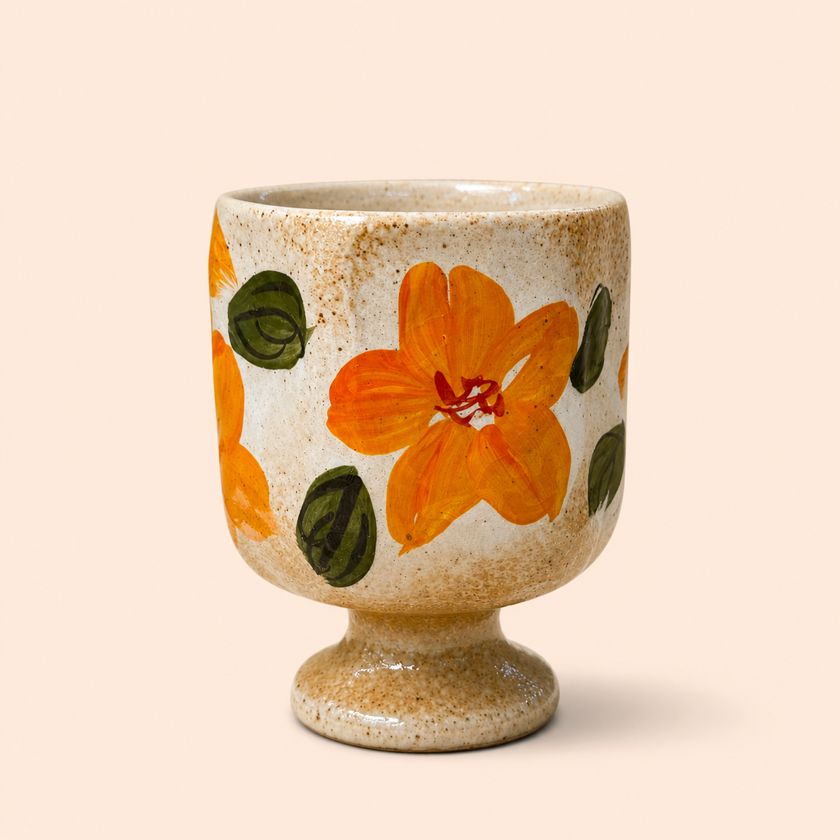 Handmade Forsythia Goblet