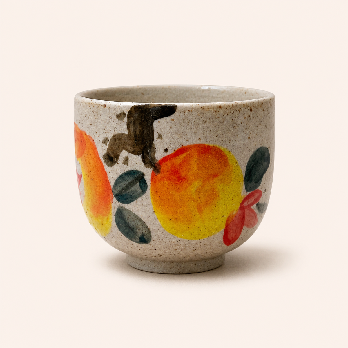 Handmade Pomegranate Small Ceramic Cup