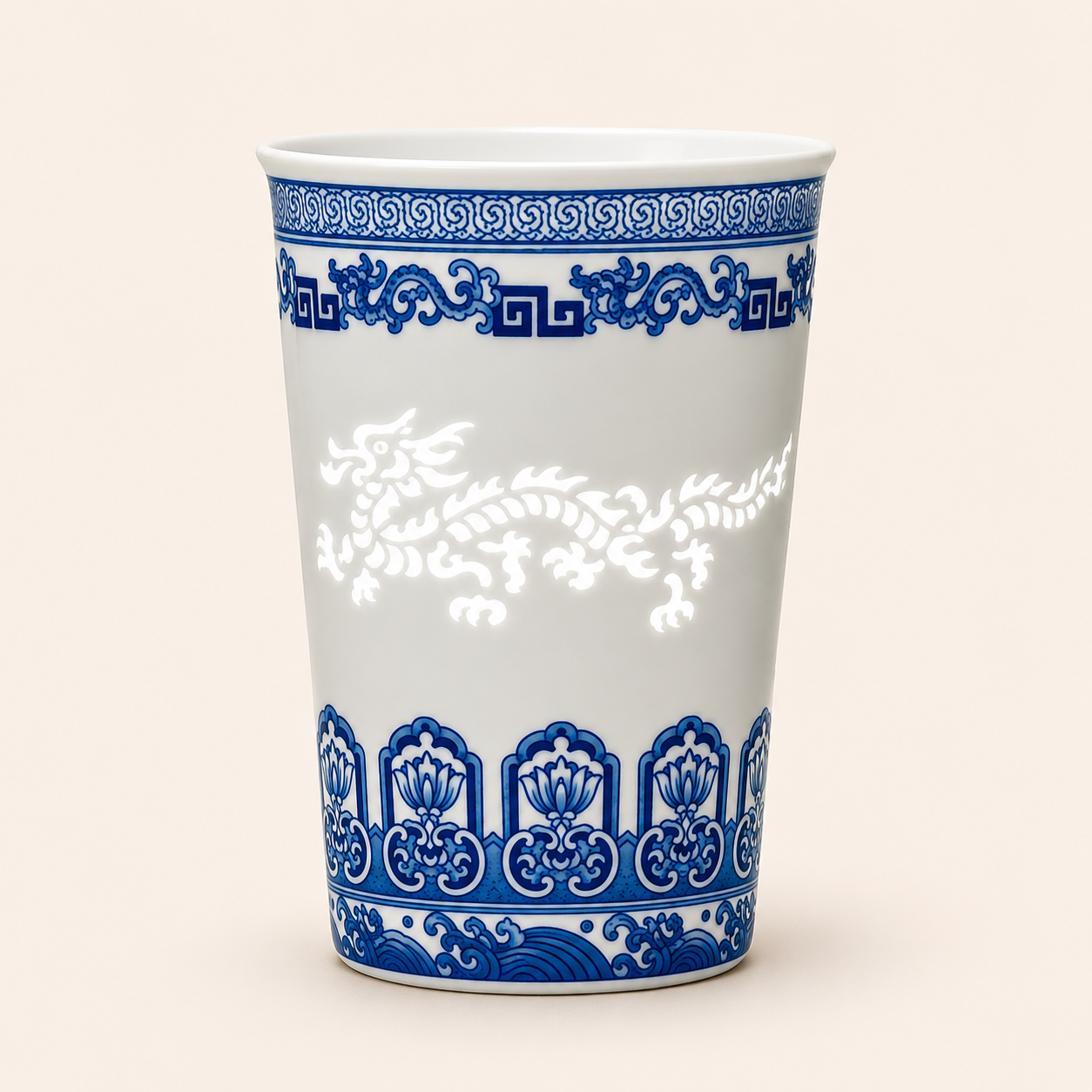 Dragon & Phoenix Radiance Porcelain Tumbler