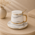 Charlotte Street Grey Breakfast Cup (200ml)