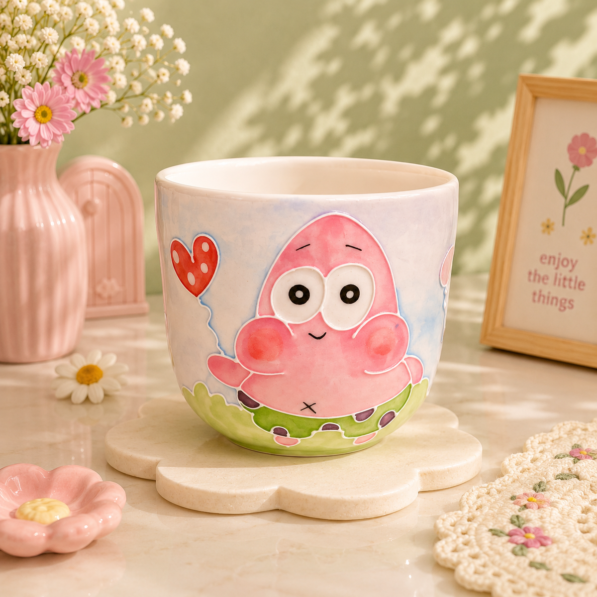 Handmade Patrick Gourd Cup