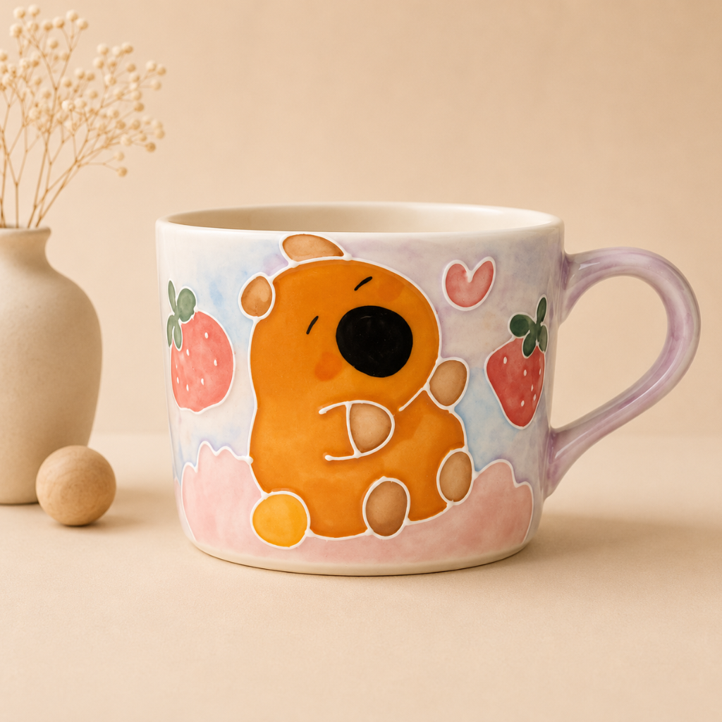 Handmade Koala Mug with Handle