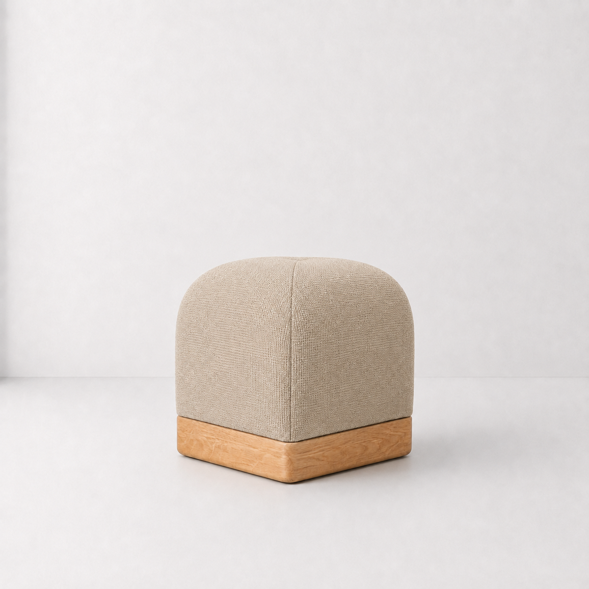 Arden Wood Base Ottoman
