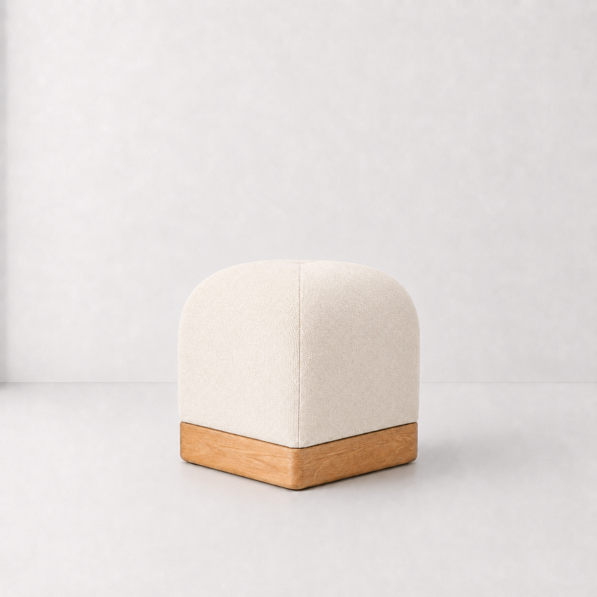 Arden Wood Base Ottoman