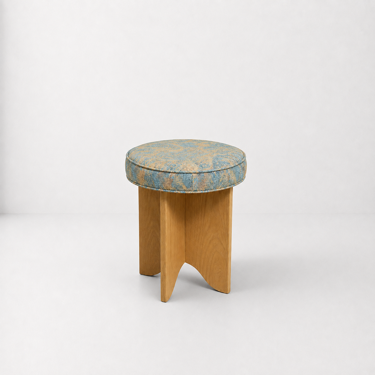 Round Upholstered Stool