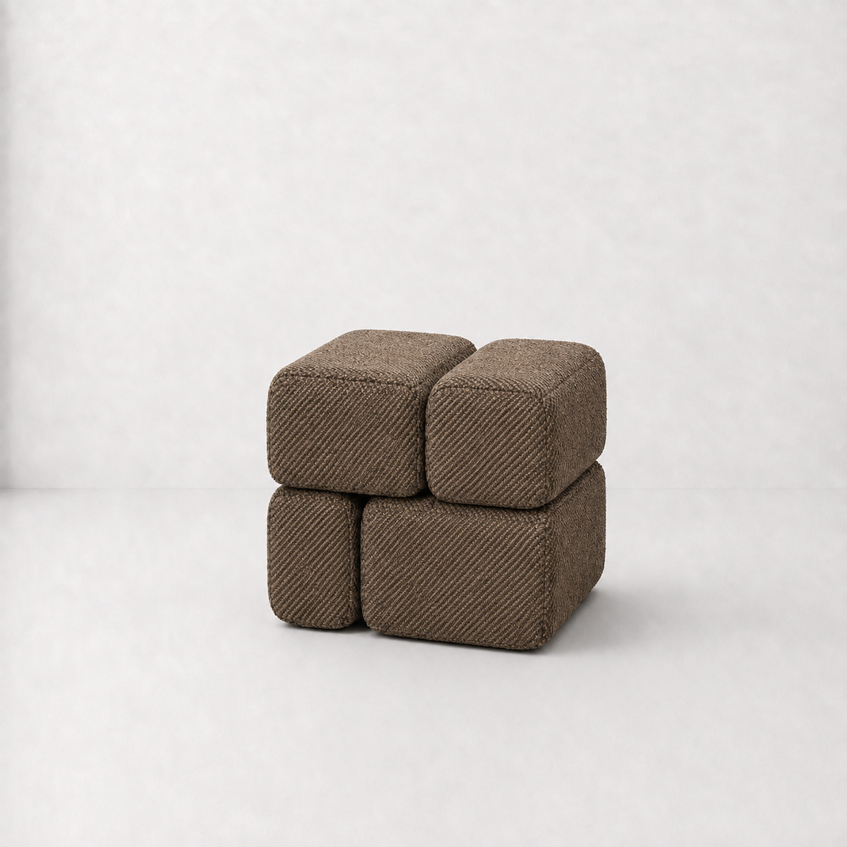Quad Block Pouf