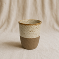 Handcrafted Two-Tone Ceramic Tumbler
