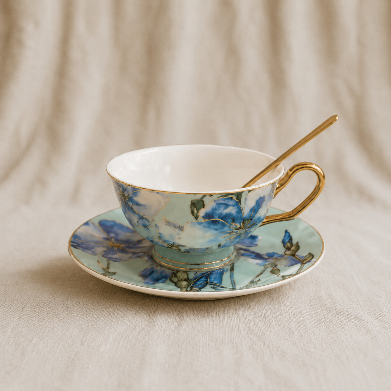 Iris Coffee Pair Cups Set of 2