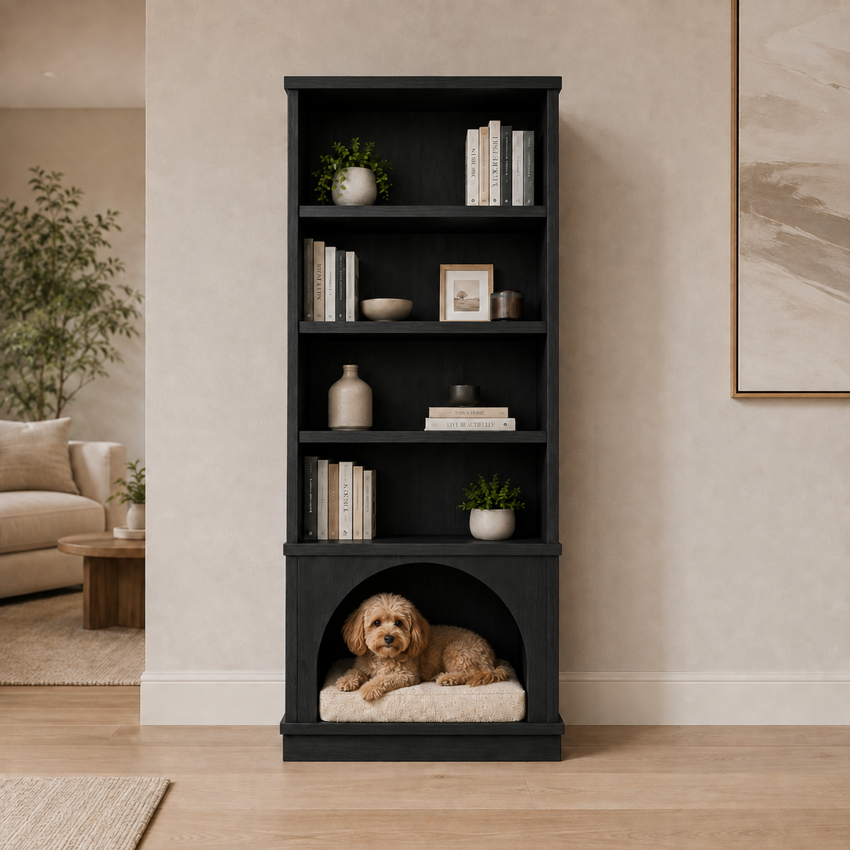 Modern Pet Haven Bookcase
