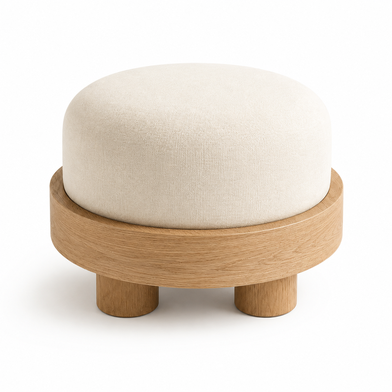 Nordic Entryway Round Stool (38.5 x 50 cm)