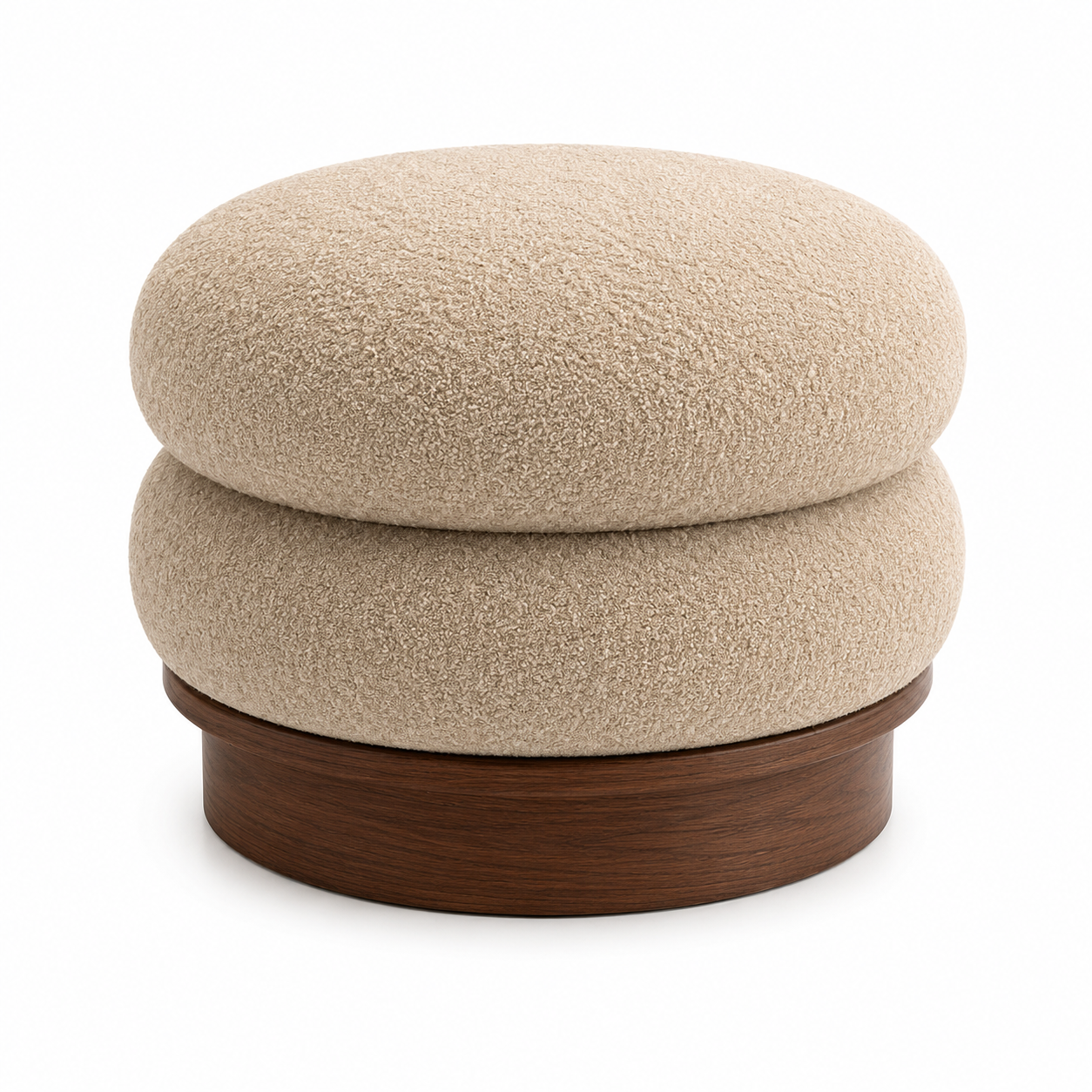 Scandi Round Pouf (60 x 45 cm)
