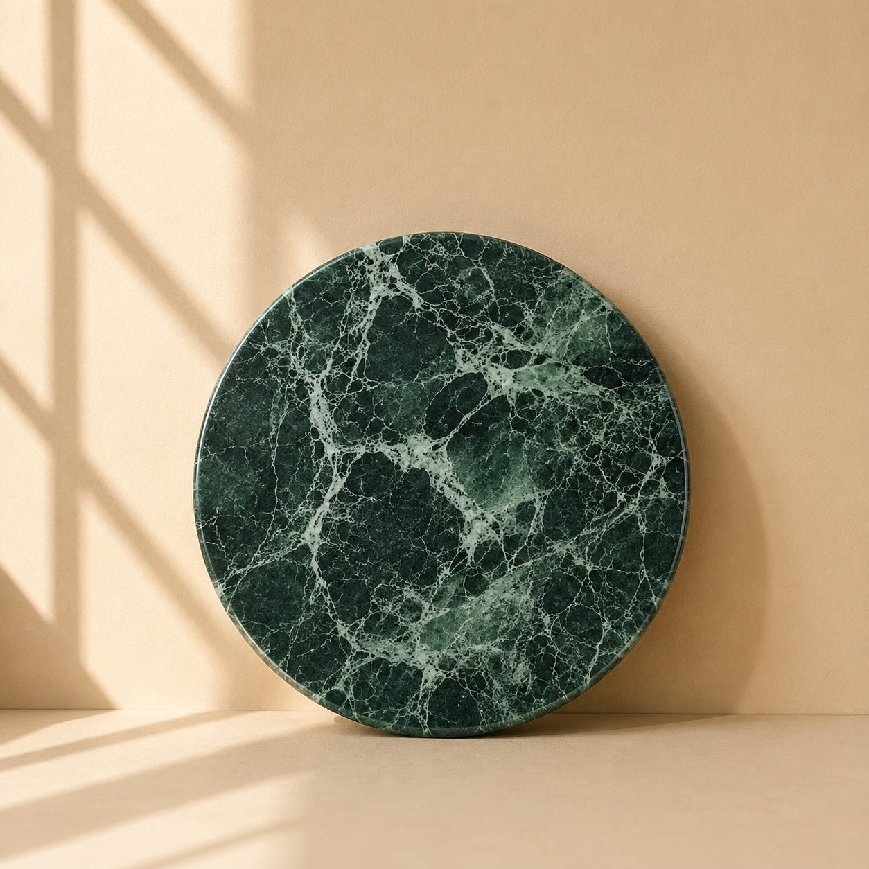 Round Marble Serving Plate (35 cm)