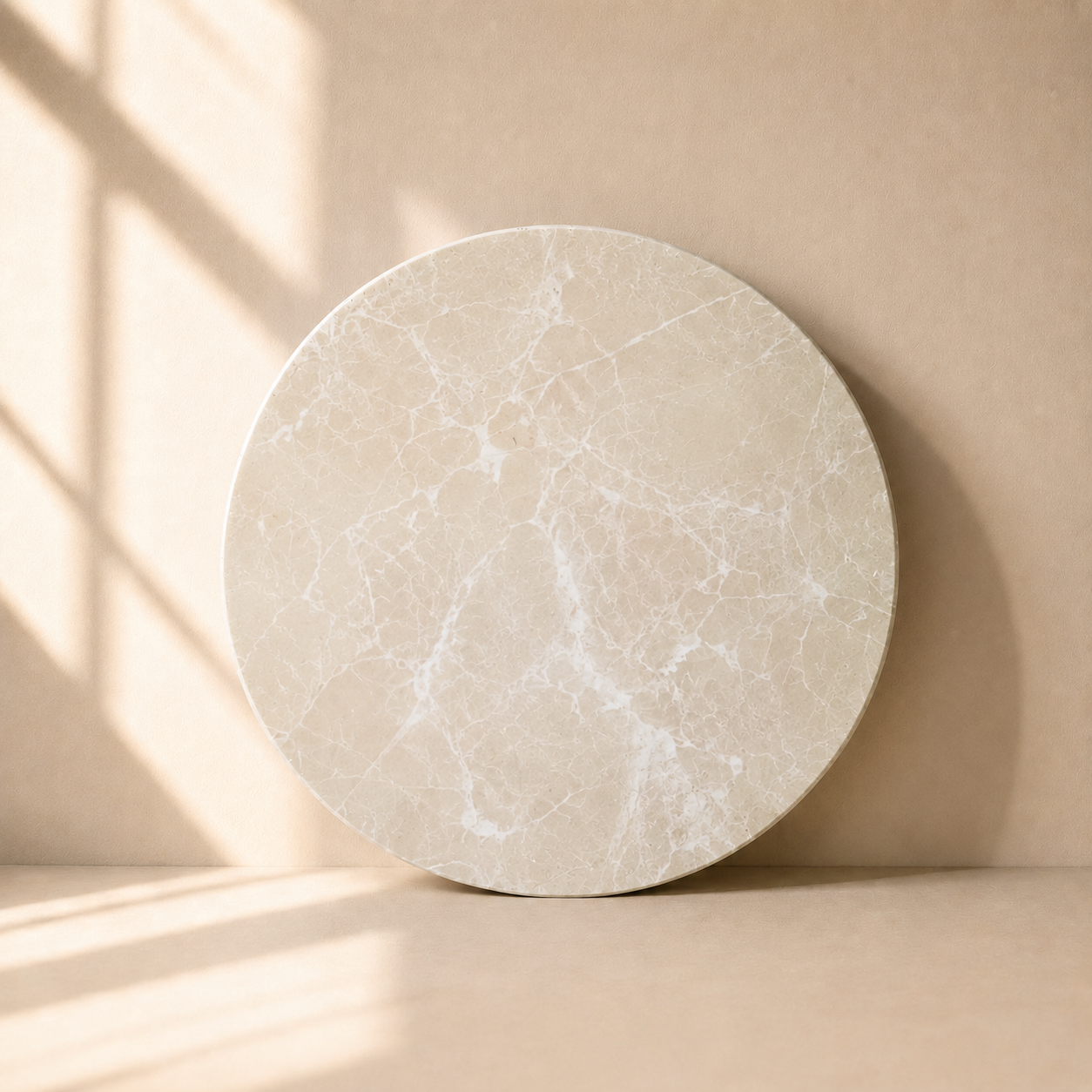Round Marble Serving Plate (35 cm)
