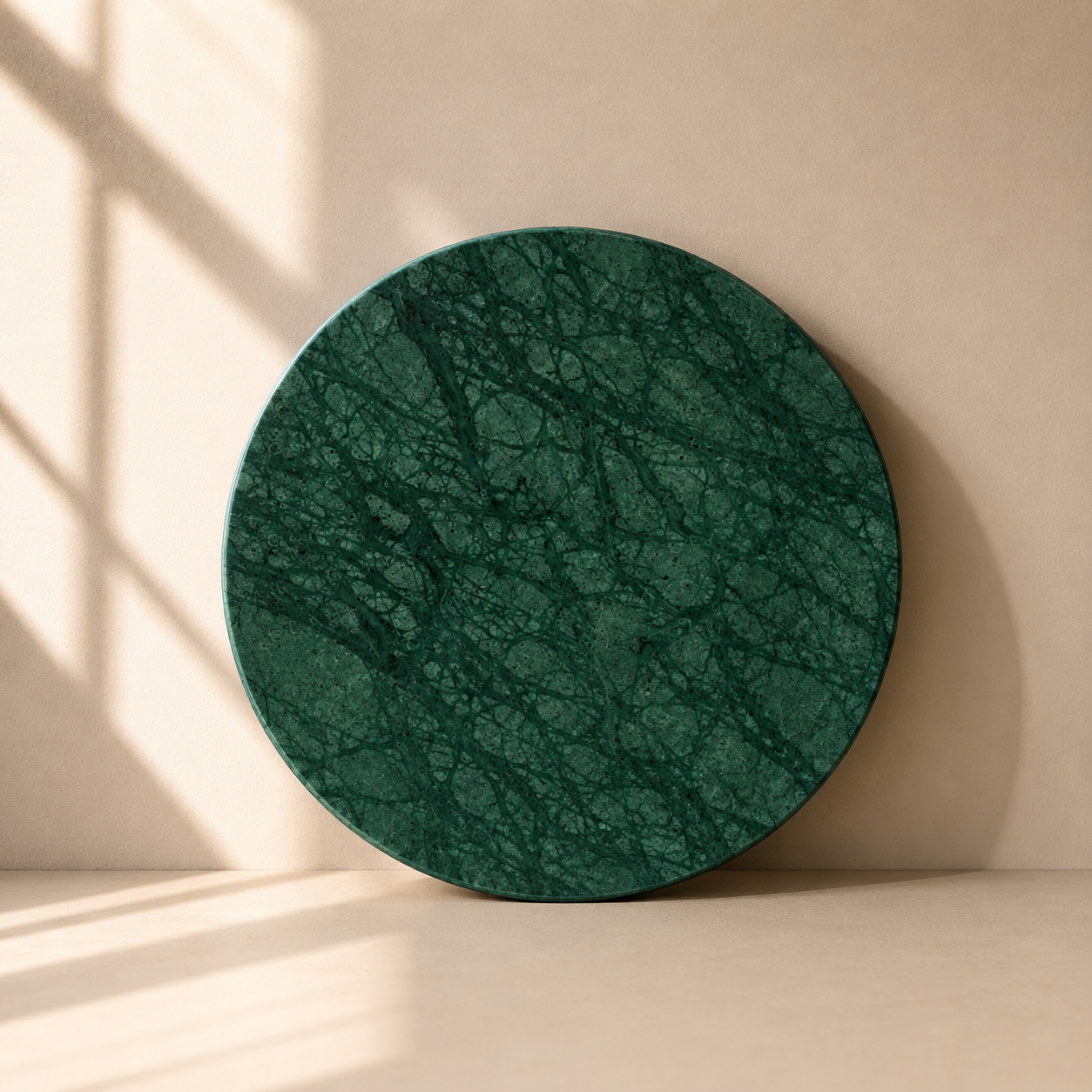 Round Marble Serving Plate (35 cm)