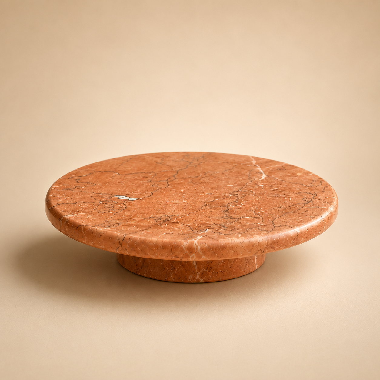 Round Marble Pedestal Stand (25 cm)