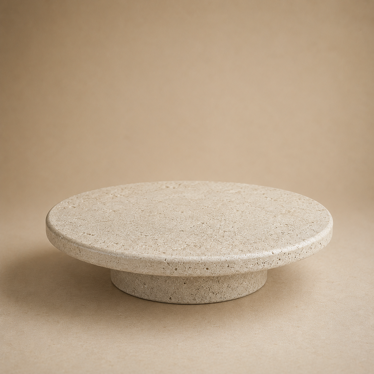Round Marble Pedestal Stand (25 cm)