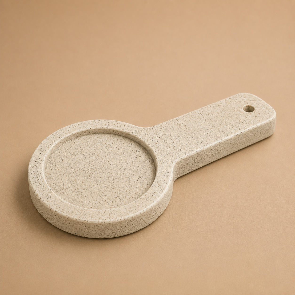 Marble Spoon Rest with Handle (12 cm)