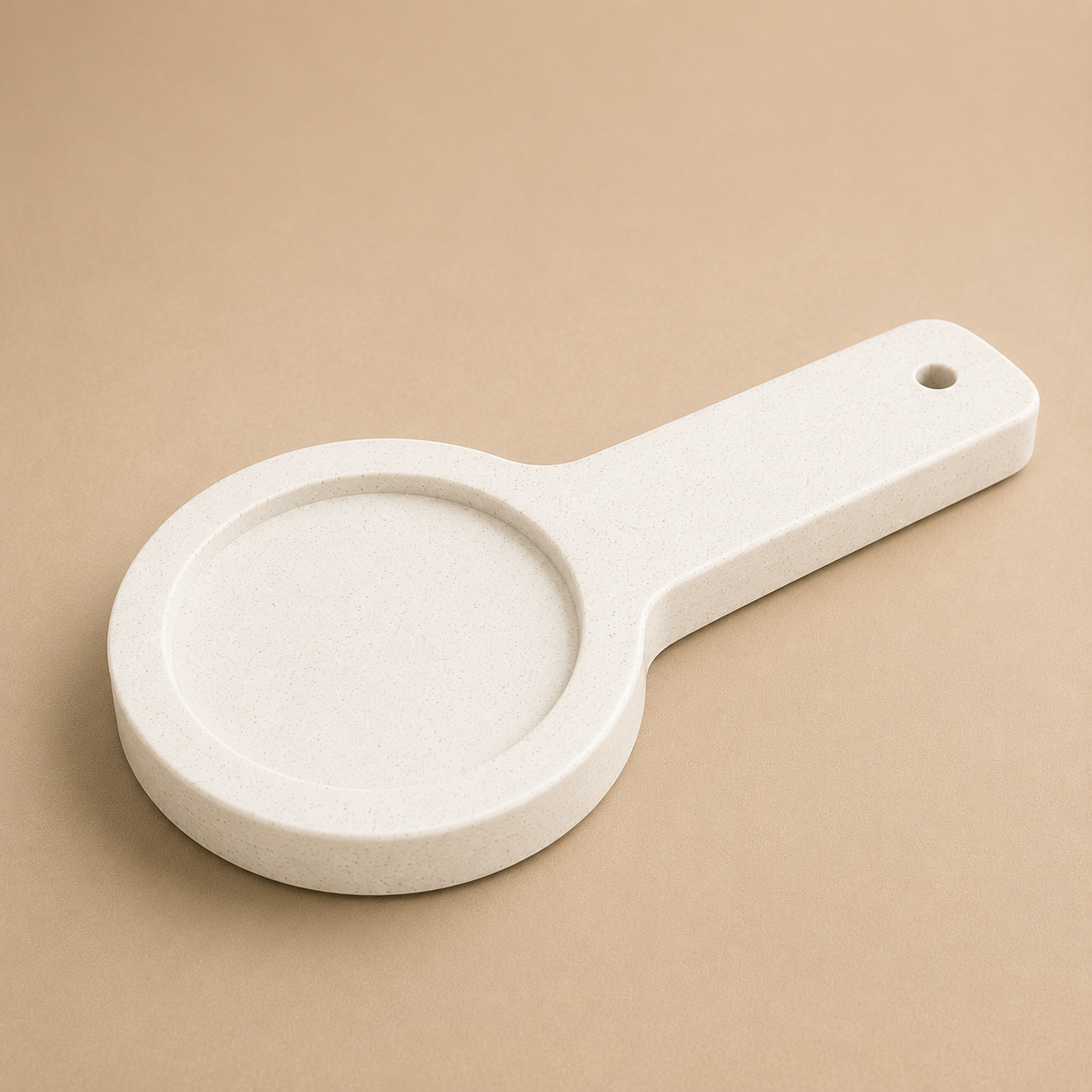 Marble Spoon Rest with Handle (12 cm)