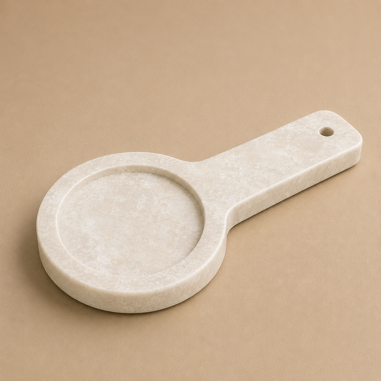 Marble Spoon Rest with Handle (12 cm)