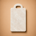 Marble Serving Board with Handle (25x35 cm)
