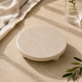 Round Marble Display Platform with Feet (25 cm)