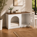 Modern Wooden Pet House Console with Storage