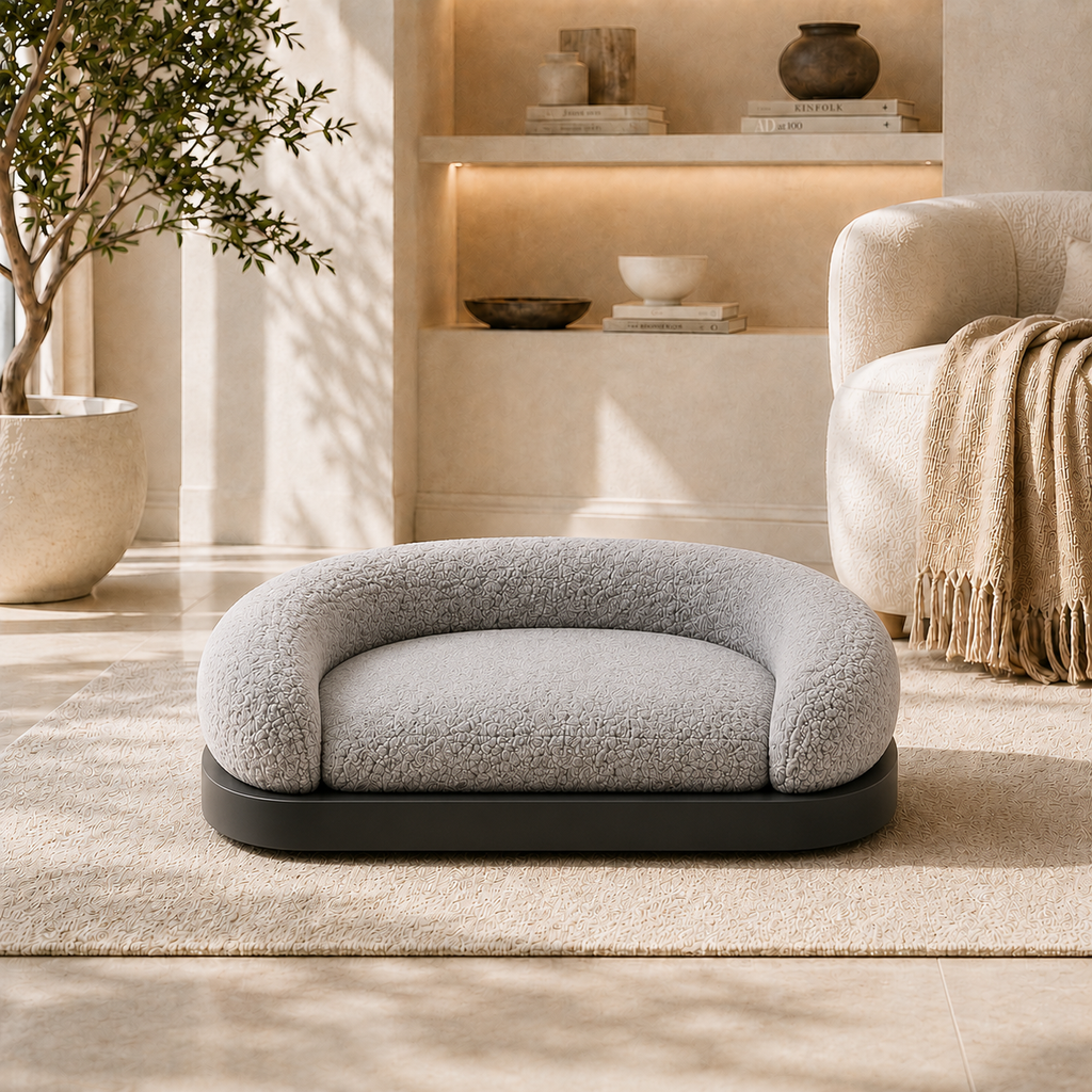 CozyNest Plush Pet Sofa Bed